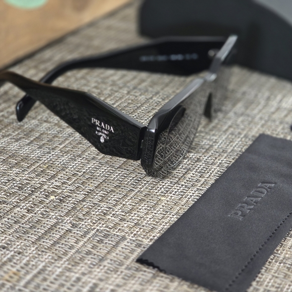 PRADALow Bridge Geometric Women's Sunglasses, PR A12SF - Picture 2 of 8